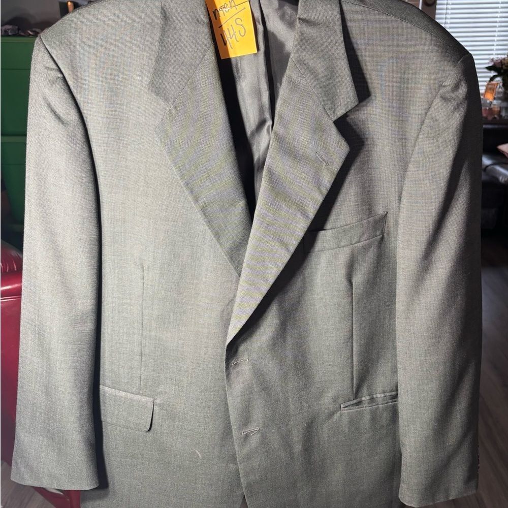 Kilburne and Finch Gray Suit Jacket Sports Coat Size 44S EPC